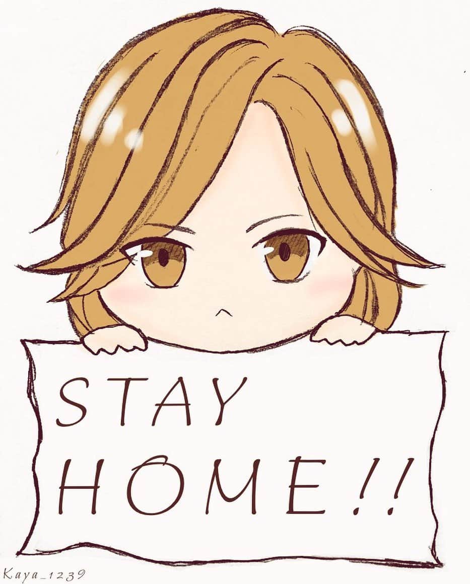 YOSHIKIさんのインスタグラム写真 - (YOSHIKIInstagram)「#StayHome  家にいようね！ #fanart ファンが描いてくれた、ありがとう。 #YOSHIKI」4月13日 20時39分 - yoshikiofficial