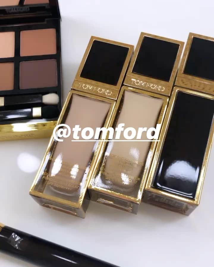 のインスタグラム：「TOM FORD BEAUTY  #eyecolourquad  2020..2.21発売 #shadandilluminate #foundation 2020.3.13発売」