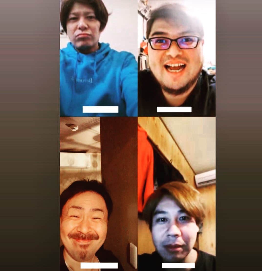 こーいちのインスタグラム：「ドラマーを見る会。  #オーバーアームえいじ #ダストゆうき #ロットンしょうじ」
