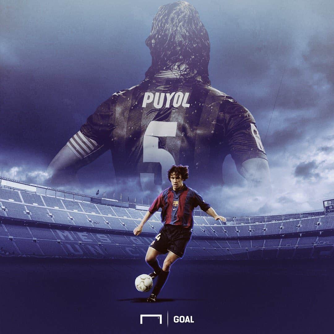 のインスタグラム：「. 💙Happy 42nd birthday to @carles5puyol ❤️ . #soccer #football #spain #laliga #barcelona #carlespuyol #puyol #サッカー #フットボール #バルセロナ #プジョル #⚽」