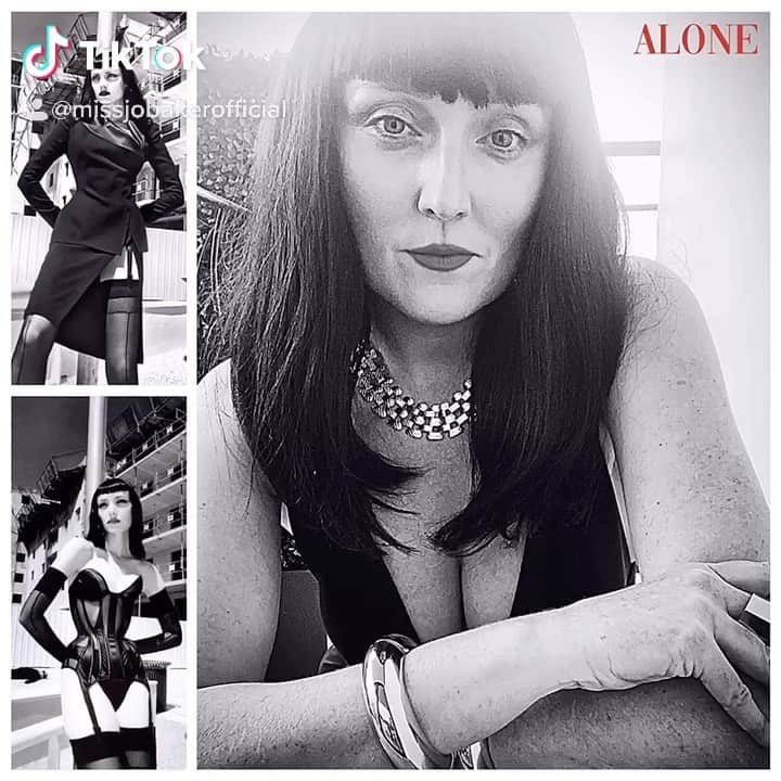 JO BAKERのインスタグラム：「H E L M U T • N E W T O N ‼️ Finishing last weeks assignment this Monday morning..... #isolateandcreate #artistchallenge to become your own muse.  Wanting to learn the legends of this industry??? Get inspiration... look up #helmutnewton and discover his incredible body of work.  He photographed women in an audacious bold and cinematic way ..which created strong and celebratory impactful imagery which stand embedded in our memory archived forever... 💋 #artistchallenge #mywomenarealwaysvictorious  @cwoodhair  @chadwoodhair  #selfmusing #makeup #jobakermakeupartist  Music - @portisheadmusic 🇬🇧‼️」