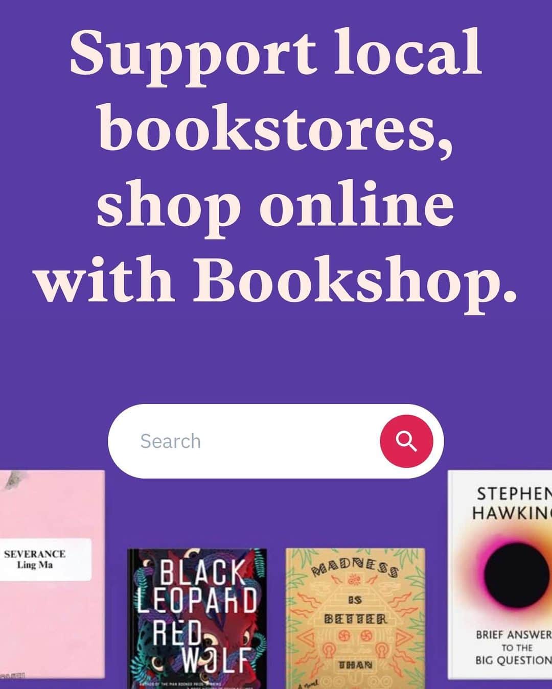 マギー・ジレンホールのインスタグラム：「May I suggest bookshop.org? You can search your local bookstore and buy through them online, and they get a large percentage of the sale.」