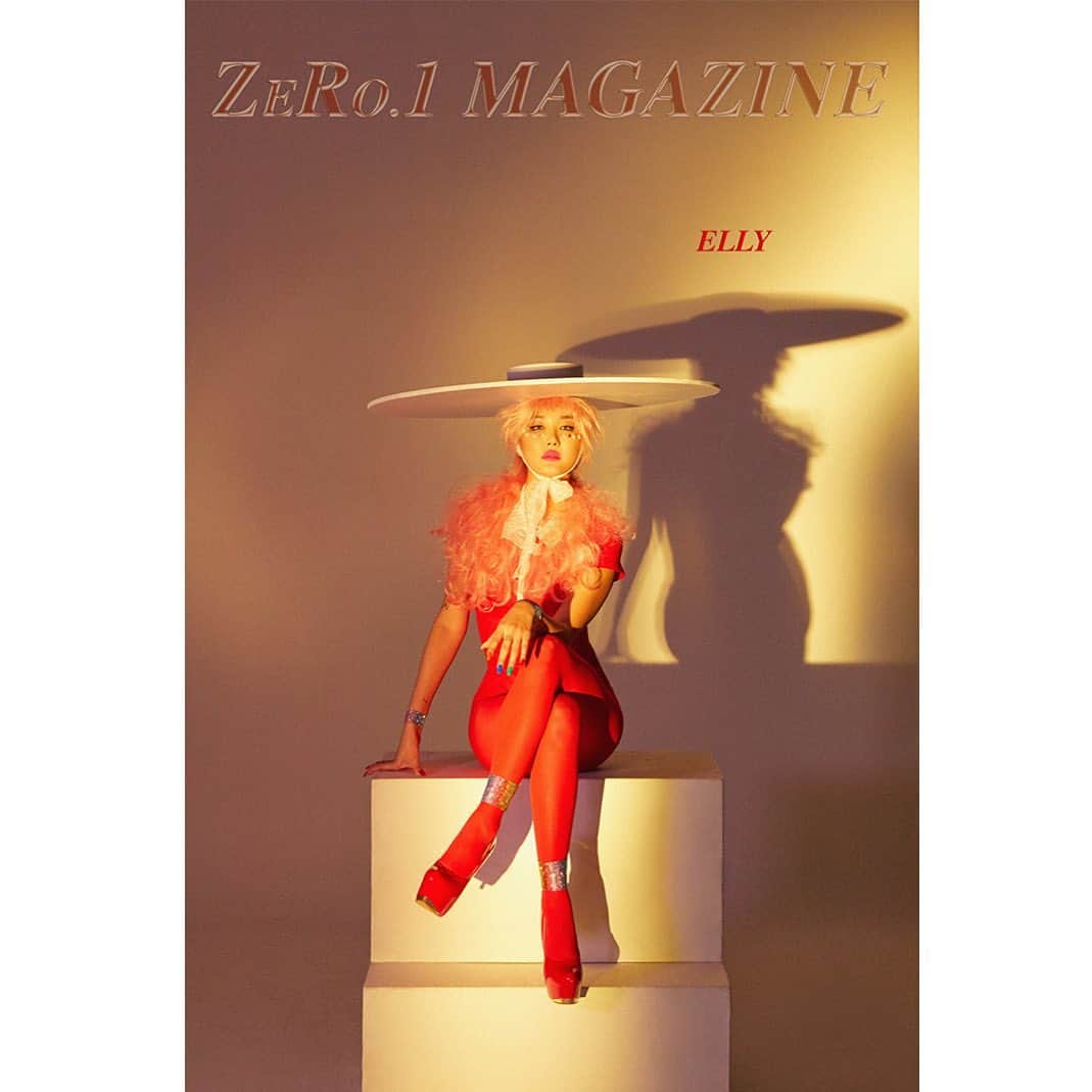 ル（AHN ELLY）のインスタグラム：「@zeronemagazine x elly  D-1  #01magazine  #zeronemagazine #inspiration」