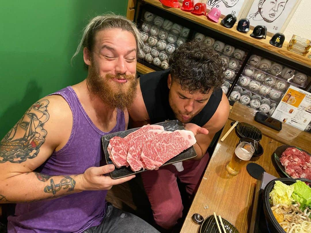 デビッド・フィンレーさんのインスタグラム写真 - (デビッド・フィンレーInstagram)「I miss victory steaks. • #stayhome #stayhealthy #njwtl #njpw #njpwworld #newjapanprowrestling #新日本プロレス #finjuice #davidfinlay  #デビッドフィンレー #prowrestling #wrestling #iwgp #professionalwrestling #lockdown #foodporn #lockdown2020 #wagyusteak #steak #food」4月14日 0時57分 - supersuperdave