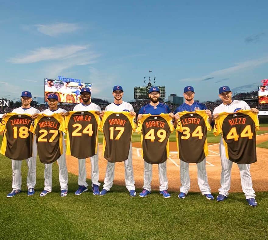 アディソン・ラッセルのインスタグラム：「Asg16 #2016Champs #sandiego #chicago」
