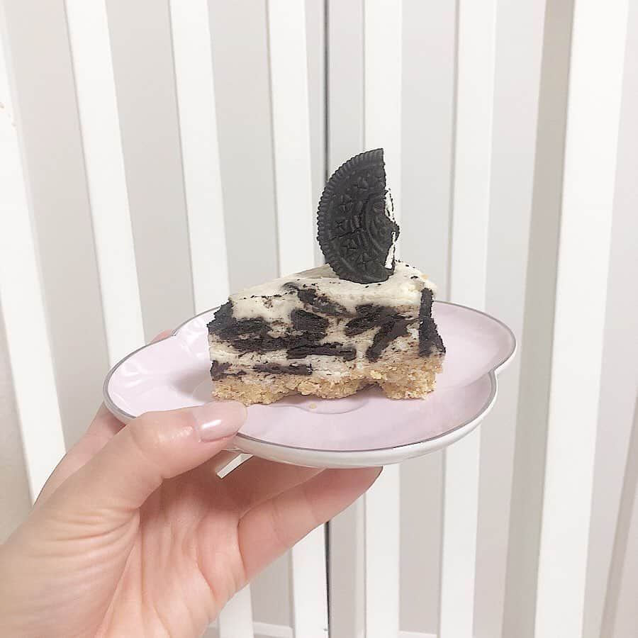 平松可奈子さんのインスタグラム写真 - (平松可奈子Instagram)「オレオチーズケーキ🧁  #オレオチーズケーキ  #cake」4月14日 4時26分 - 11kanaco14