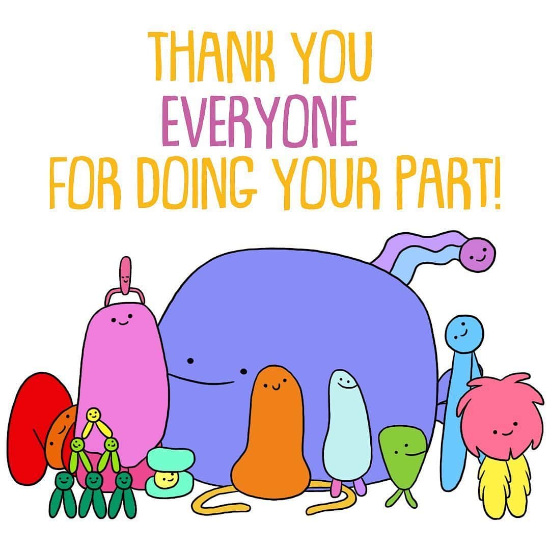 9GAGさんのインスタグラム写真 - (9GAGInstagram)「Thank you❤️ Let’s get through this together!  By @thelandofboggs - #thankyou #stayathome #9gag」4月14日 16時03分 - 9gag