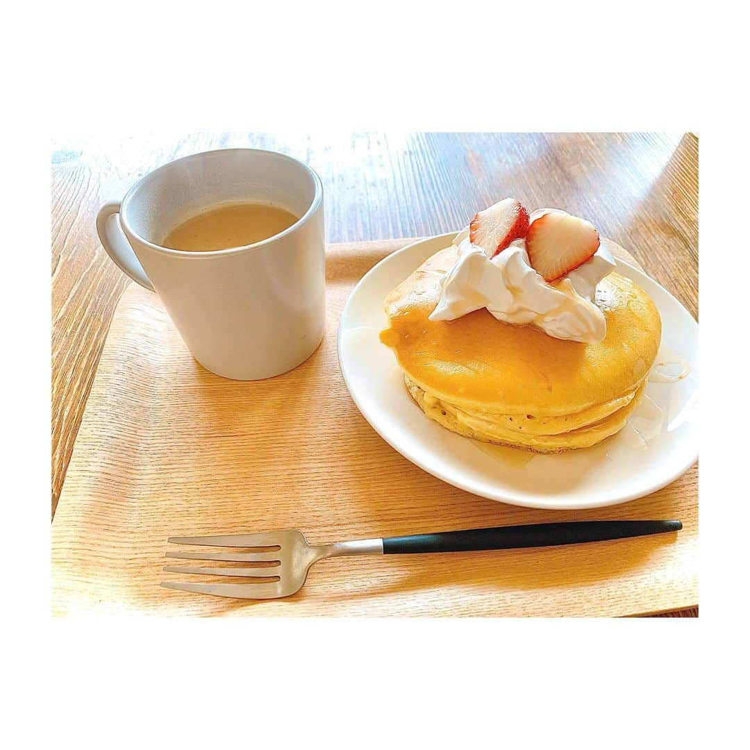 坂元葉月さんのインスタグラム写真 - (坂元葉月Instagram)「pancake🥞.﻿ ﻿ ﻿ #おうちカフェ #おうち時間﻿ #パンケーキ #ホットケーキ」4月14日 16時10分 - wasuta_hazuki_sakamoto