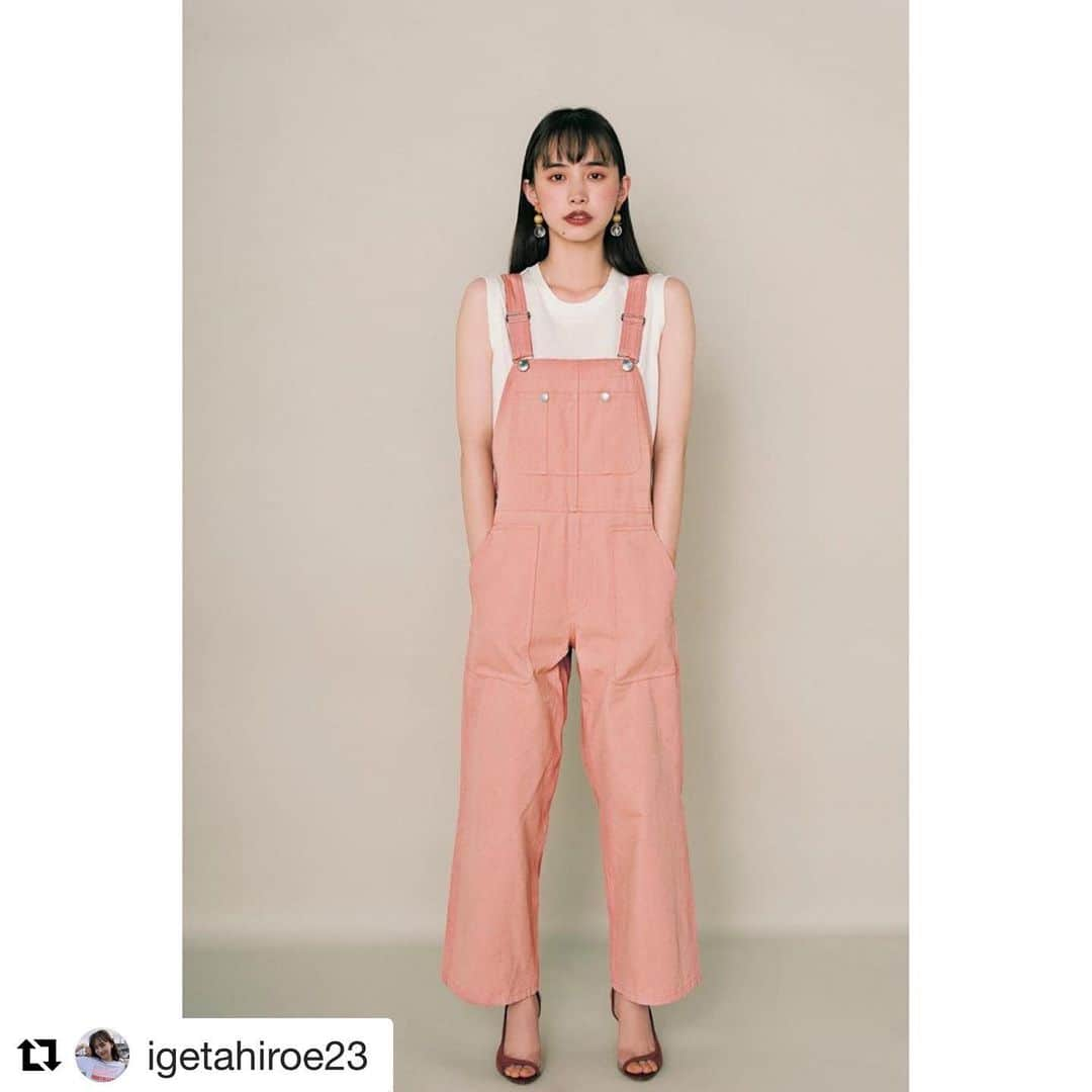 MILKFED.さんのインスタグラム写真 - (MILKFED.Instagram)「「SOLID OVERALL ¥12,000＋TAX」  #Repost @igetahiroe23 with @get_repost ・・・ ㅤㅤㅤㅤㅤㅤㅤㅤㅤㅤㅤㅤㅤ JELLY発売中です✌︎✌︎ 外にたくさん出れるようになったら 何を着ようかなって想像を膨らませながら。 おうちでゆっくりみていただけると 嬉しいです❤︎ ㅤㅤㅤㅤㅤㅤㅤㅤㅤㅤㅤㅤㅤ @jelly_stagram #overall #pink #ガーリーストリート #milkfed #ミルクフェド #ミルフェ #井桁弘恵 #kawaii #fashion #ミルフェ女子」4月14日 8時28分 - milkfedjp