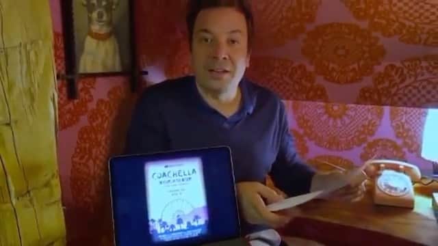 コーチェラのインスタグラム：「No, thank YOU @jimmyfallon」