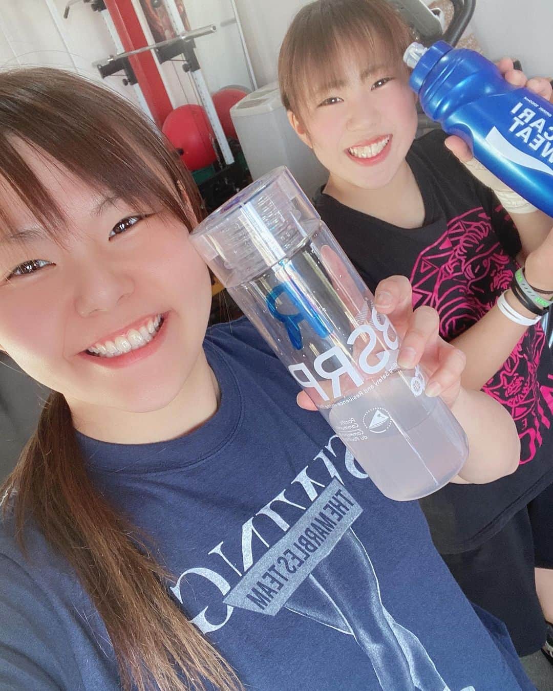門倉凛のインスタグラム：「練習終わったどーっ！！！ ちょっとずつ新しい事を 増やしていってる～📣✨ あー楽しい！！！！！！！！ そして #KAORU 選手から 回ってきました🙌✨ のちほどあーーーーっぷ💓💓 #Marvelouspro #マーベラスプロレス #女子プロレスラー #門倉凛 #星月芽依」
