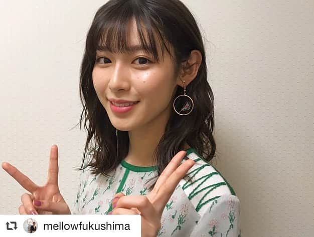 白石聖のインスタグラム：「#Repost @mellowfukushima」
