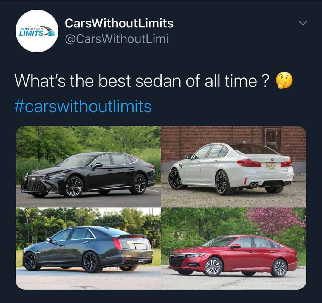 CarsWithoutLimitsさんのインスタグラム写真 - (CarsWithoutLimitsInstagram)「I love my sedans and I think this one is very hard to pick  #CarsWithoutLimits」4月15日 0時22分 - carswithoutlimits