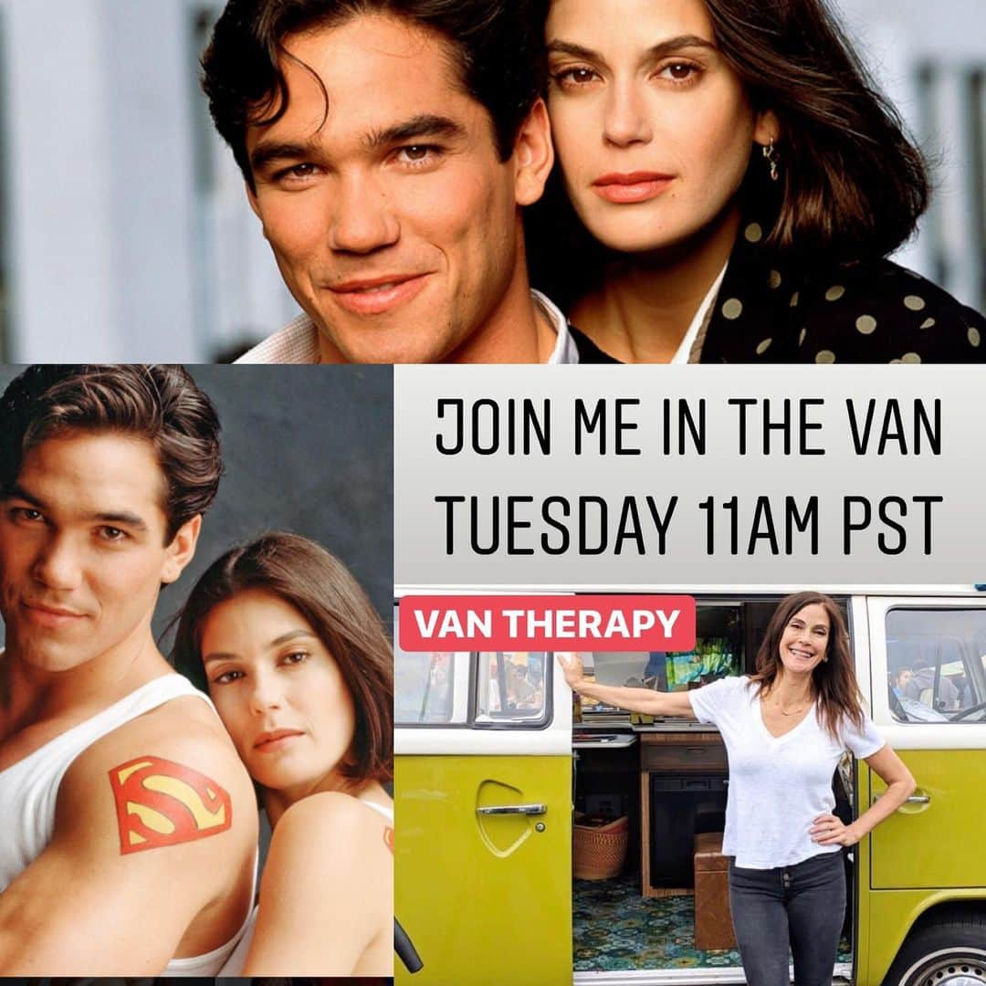 テリー・ハッチャーさんのインスタグラム写真 - (テリー・ハッチャーInstagram)「Come join a #super reunion  Live today 11am PST. #vantherapy. Talking about anything and everything!」4月15日 1時04分 - officialterihatcher