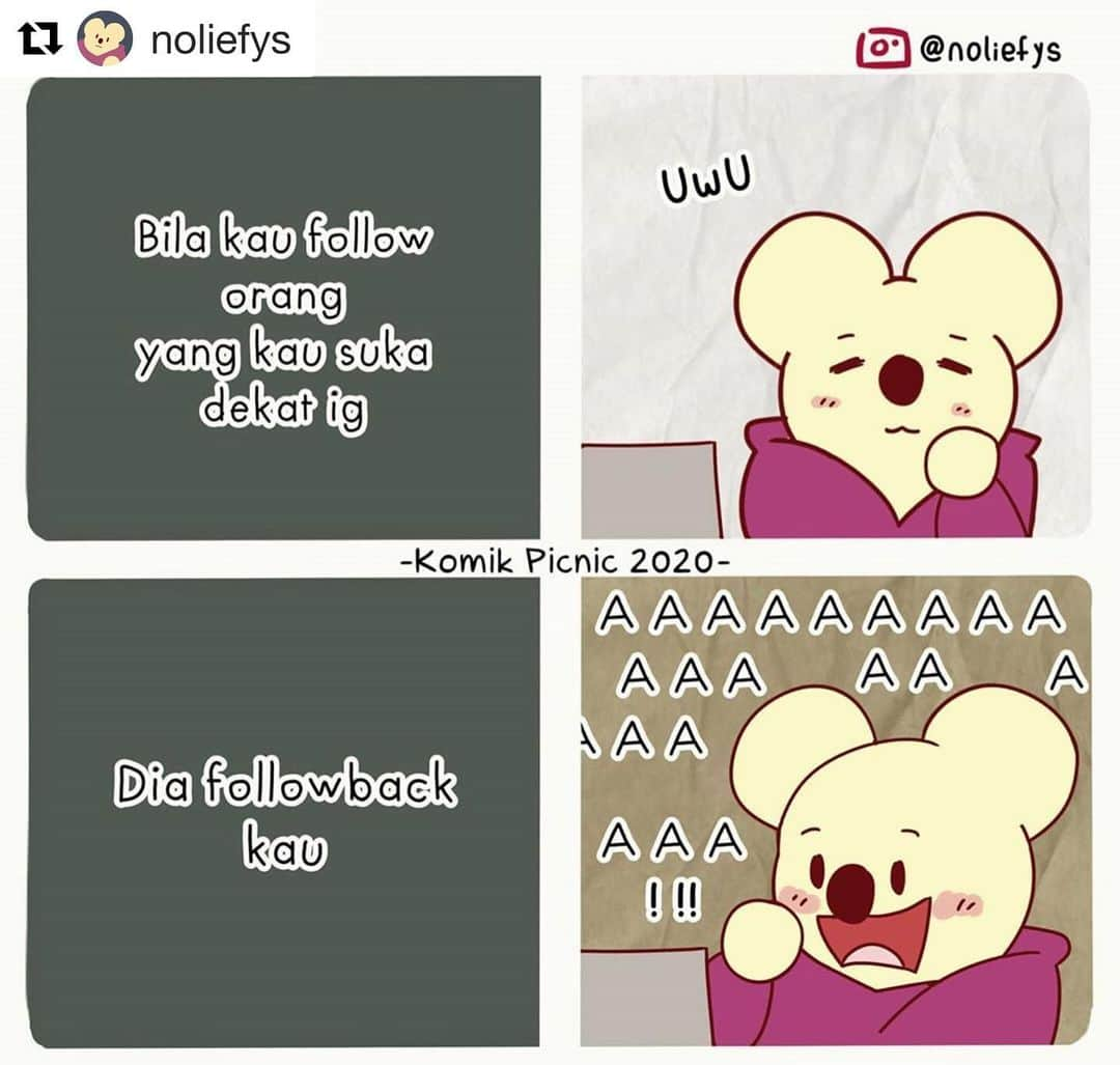 Koleksi Komik Malaysiaさんのインスタグラム写真 - (Koleksi Komik MalaysiaInstagram)「#Repost @noliefys with @get_repost ・・・ Senpai noticed me !! ://D❤ . . #ceritalama #komikmalaysia #artistslife #artmeme #noticemesenpai」4月14日 16時58分 - tokkmungg_exclusive