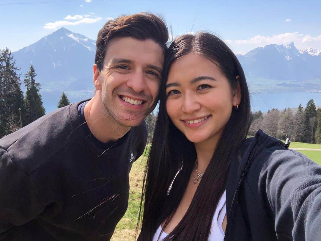 西田有沙のインスタグラム：「写真は以前のものですが…皆様おうち時間いかがお過ごしですか？？🏡私は家でエクササイズしたり、フランス語の勉強したり、今までなら絶対と言っていいほどやらなかったお菓子作りをしたりしてます笑　本来なら今頃日本に一時帰国してたな…と思うと切ないですが、世界中みんなで一つになって乗り越えたいですね🙏🏼#スイス #スイス生活 #switzerland #国際結婚 #stayhomestaysafe」