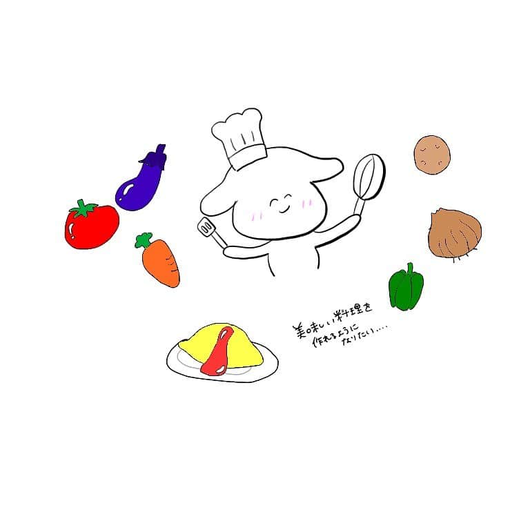 浅井七海さんのインスタグラム写真 - (浅井七海Instagram)「.﻿ 今日は #なーみんいらすと の日です🎨﻿ ﻿ 最近ハマってる料理ですが、﻿ いつも焦がしたりとか失敗続き …🥺❕﻿ 美味しそうなものが作れたら、﻿ Instagramに載せたいなあとおもいます！﻿ ﻿ I drew an illustration today.🎨﻿ I'm into cooking these days, but I still can't cook well...🥺❕﻿ I want to put it on Instagram when it looks good.﻿ ・﻿ ・﻿ #illustration #イラスト #料理 #上手くなりたい」4月14日 22時06分 - naamin48_
