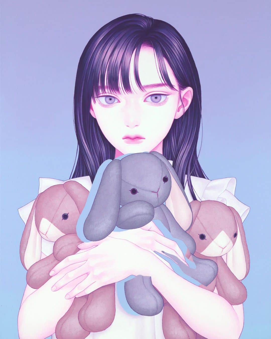 のインスタグラム：「#acrylicpainting #acryliconcanvas #art #onlineexhibition #mayumikonno」