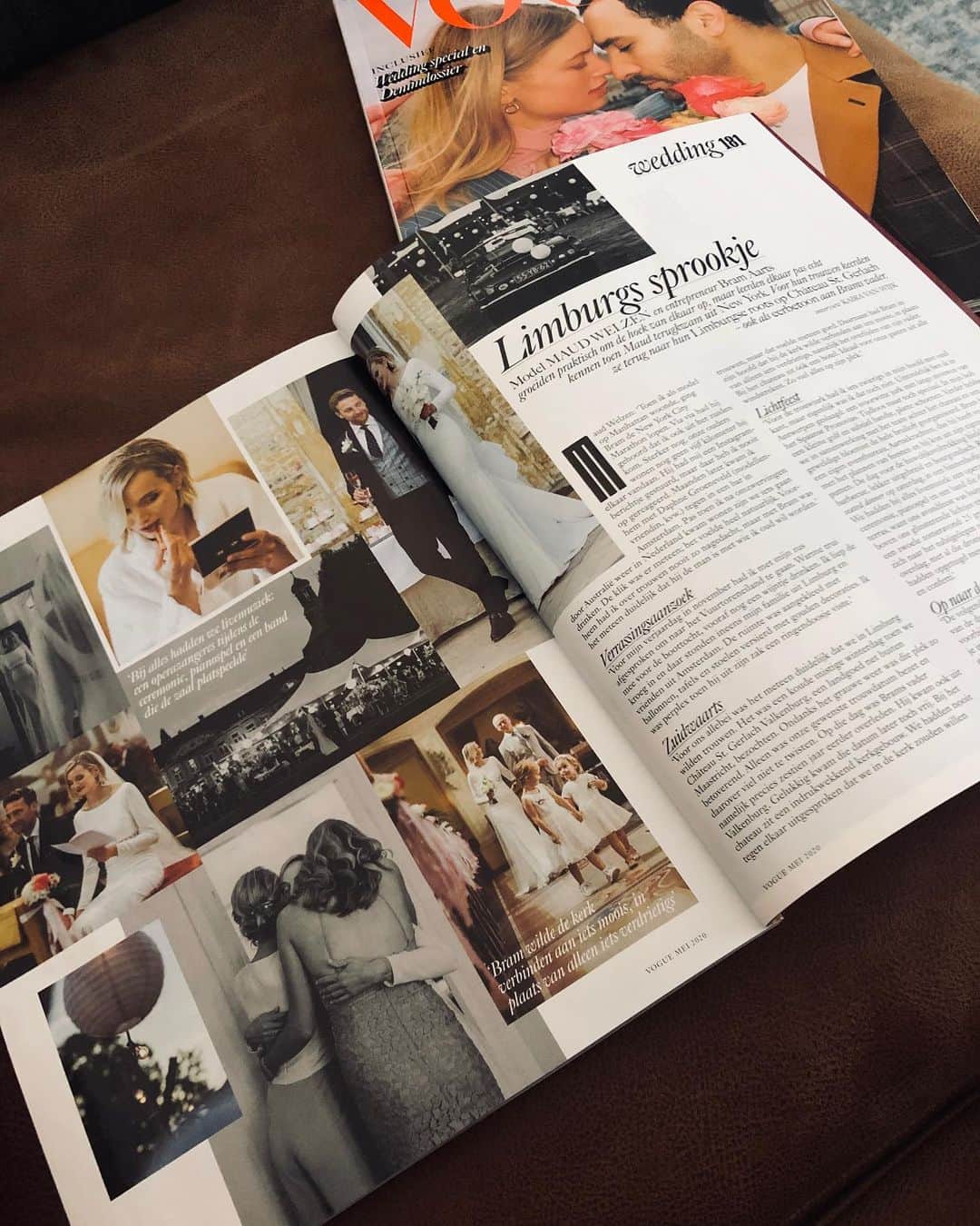 モード・ウェルゼンのインスタグラム：「So special to be in the @nlvogue wedding special!🤍」