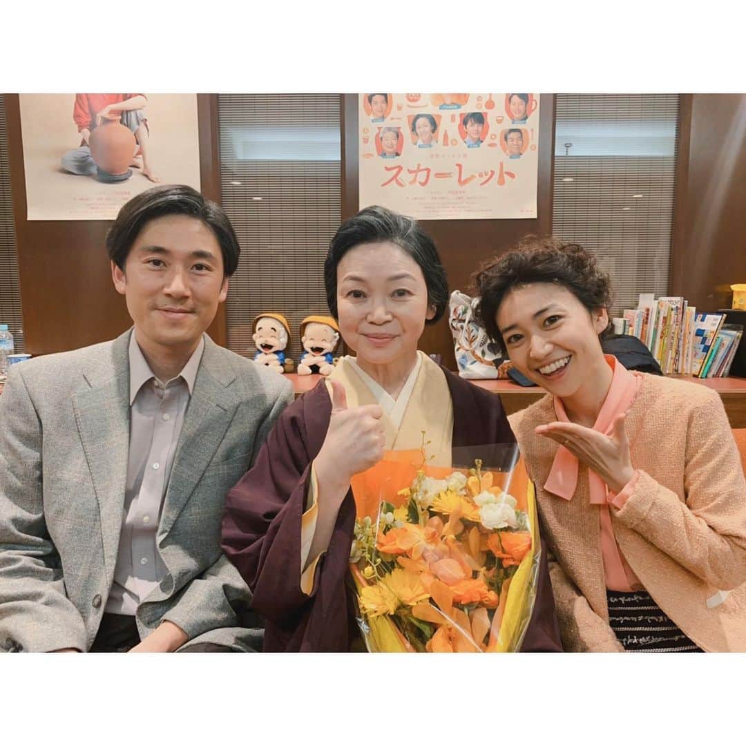 大島優子さんのインスタグラム写真 - (大島優子Instagram)「最終週きましたよ、っと。  #スカーレット #和歌子おかあちゃん #登場すると #場が賑やかになる #ありがとうございました🙏🏻✨」3月22日 8時38分 - yuk00shima