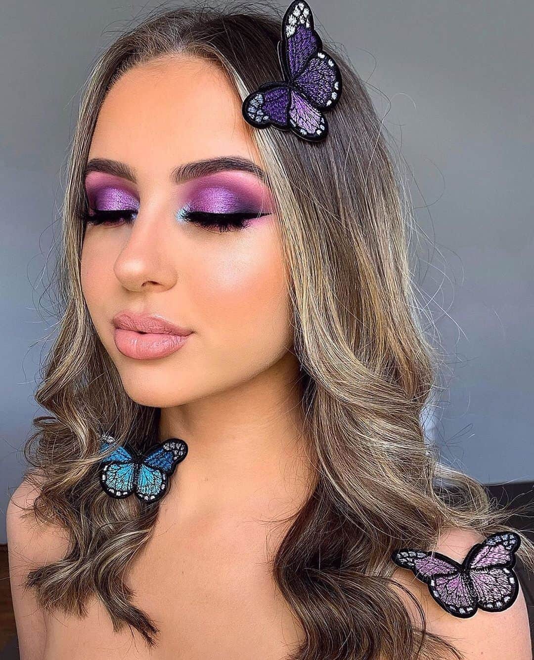Kylie Cosmeticsさんのインスタグラム写真 - (Kylie CosmeticsInstagram)「how stunning is this glam using Stormi Palette? 💜🦋 by @lkjbeauty_」3月22日 1時05分 - kyliecosmetics