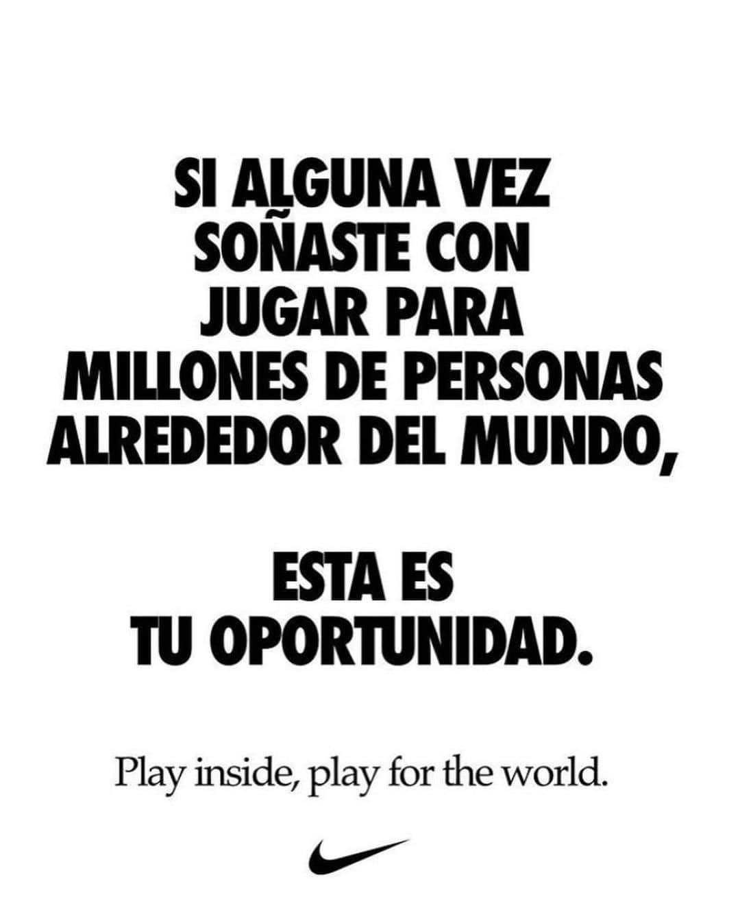 ハビエル・マスチェラーノのインスタグラム：「Now, more than ever, we are a team. #playinside #playfortheworld」