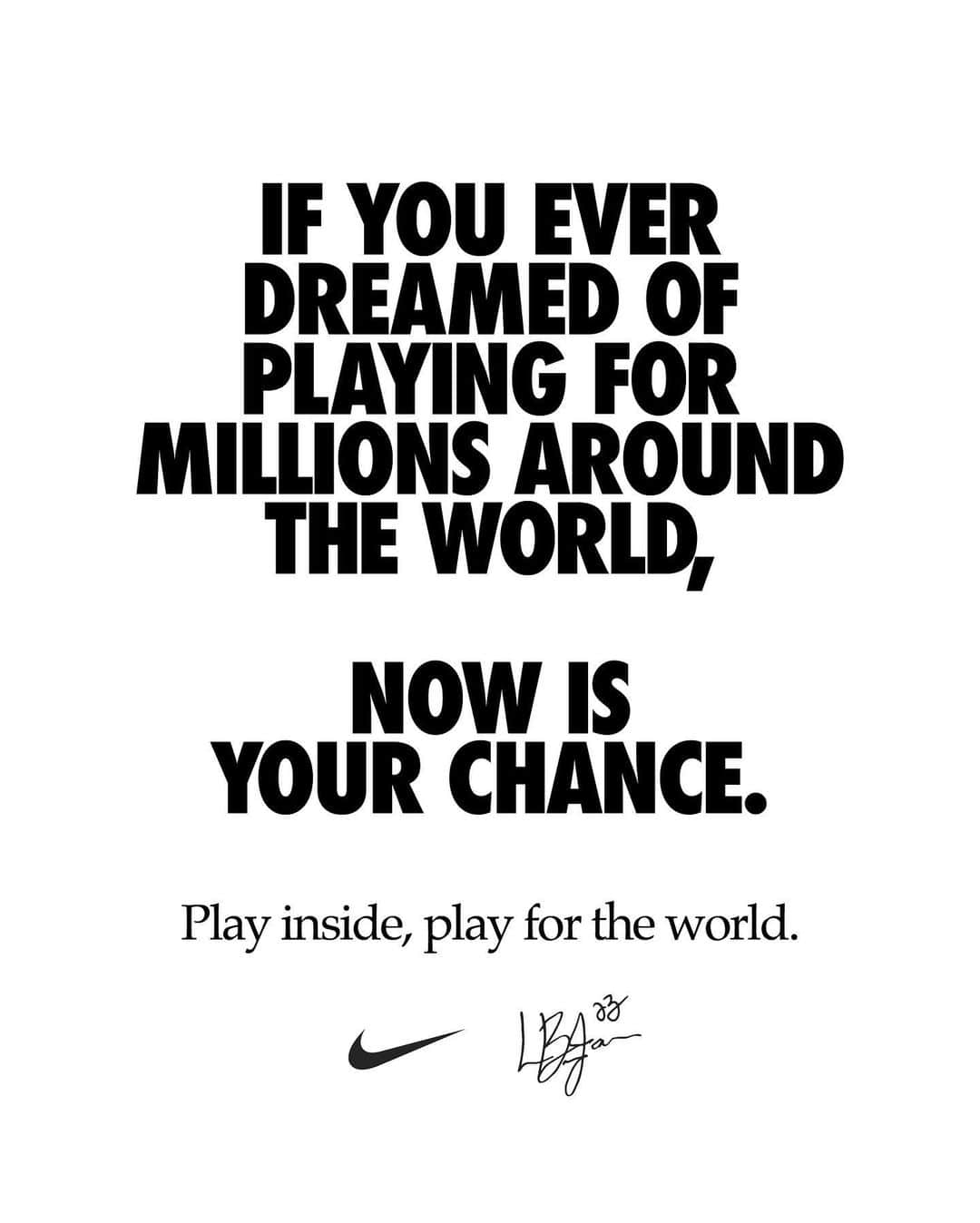レブロン・ジェームズさんのインスタグラム写真 - (レブロン・ジェームズInstagram)「👑 Now, more than ever, we are one team.  #playinside #playfortheworld 👑」3月22日 4時48分 - kingjames