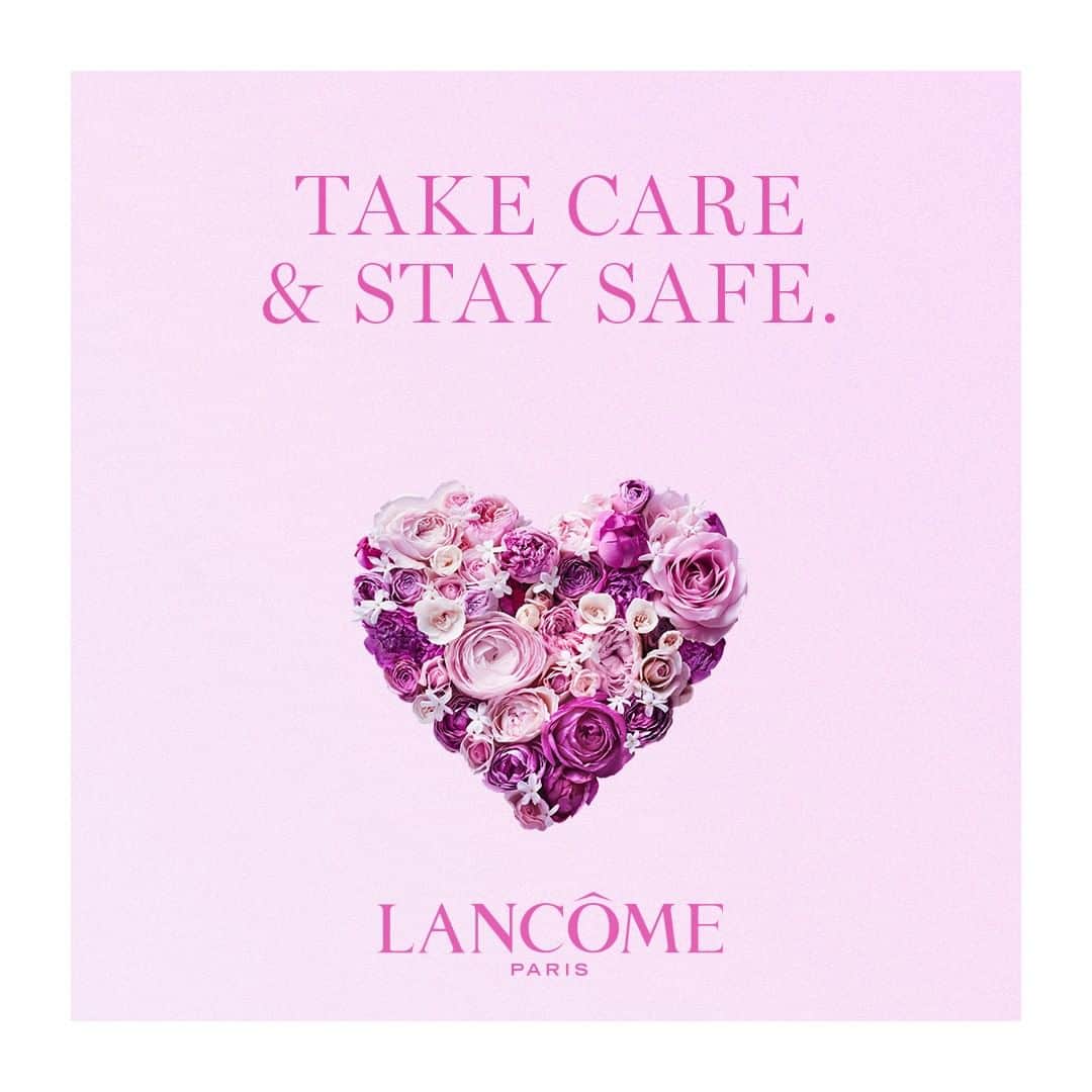 Lancôme Officialさんのインスタグラム写真 - (Lancôme OfficialInstagram)「Our thoughts are with you. Take care and stay safe!」3月22日 4時59分 - lancomeofficial