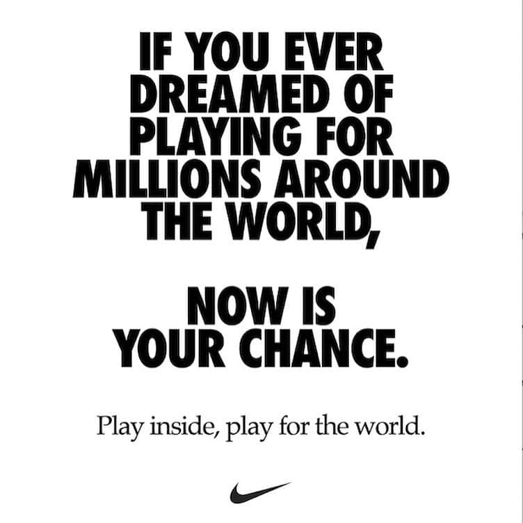 カラム・ウィルソンのインスタグラム：「Now more than ever, we are one team. #playinside #playfortheworld #justdoit」