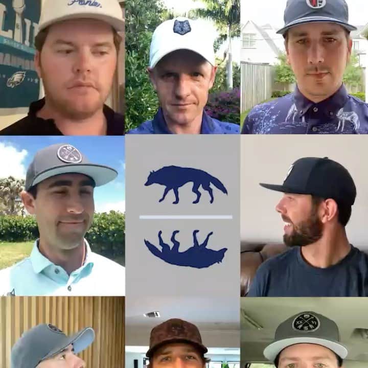 ルーク・ドナルドのインスタグラム：「Having some fun with my friends @greysonclothiers sharing our stories and videos with you. Starting tmr at 3pm EST @greysonclothiers is launching the CommUNITY Tour with the goal to have fun, engage, get closer with each of you while practicing social distancing. Please submit your videos to them so we can all be a part of this CommUNITY Tour together #commUNITYtour #findyourcourse #stayhealthy #staysave #lippeditoutofthepinkflamingo 🐺」