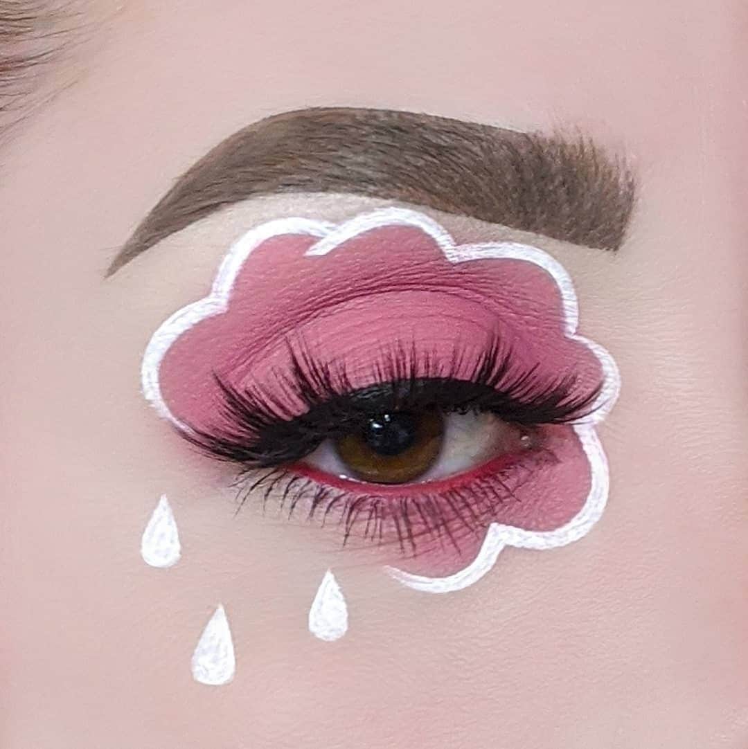 NYX Cosmeticsさんのインスタグラム写真 - (NYX CosmeticsInstagram)「Some rainy day #makeup inspo 🌧️✨ @_aimee.k_ uses our #EpicInkLiner as a finishing touch to this cute & cloudy #EOTD 💕 || #nyxcosmetics #nyxprofessionalmakeup #crueltyfreebeauty #veganformula」3月22日 7時29分 - nyxcosmetics