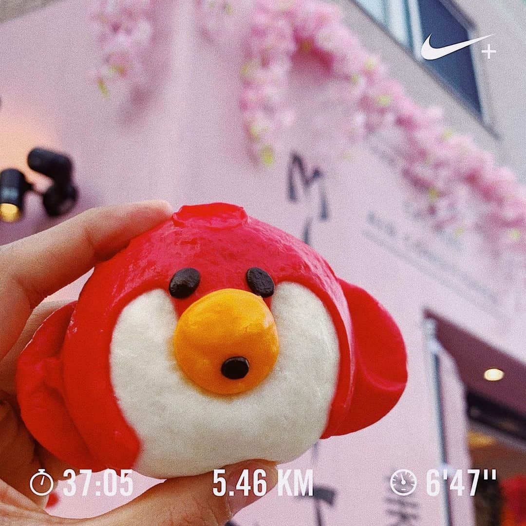 中村優さんのインスタグラム写真 - (中村優Instagram)「明天君饅頭は美味しいお饅頭です。 #ミンテンくん #run#running#優run」3月22日 17時36分 - nkmr_yu