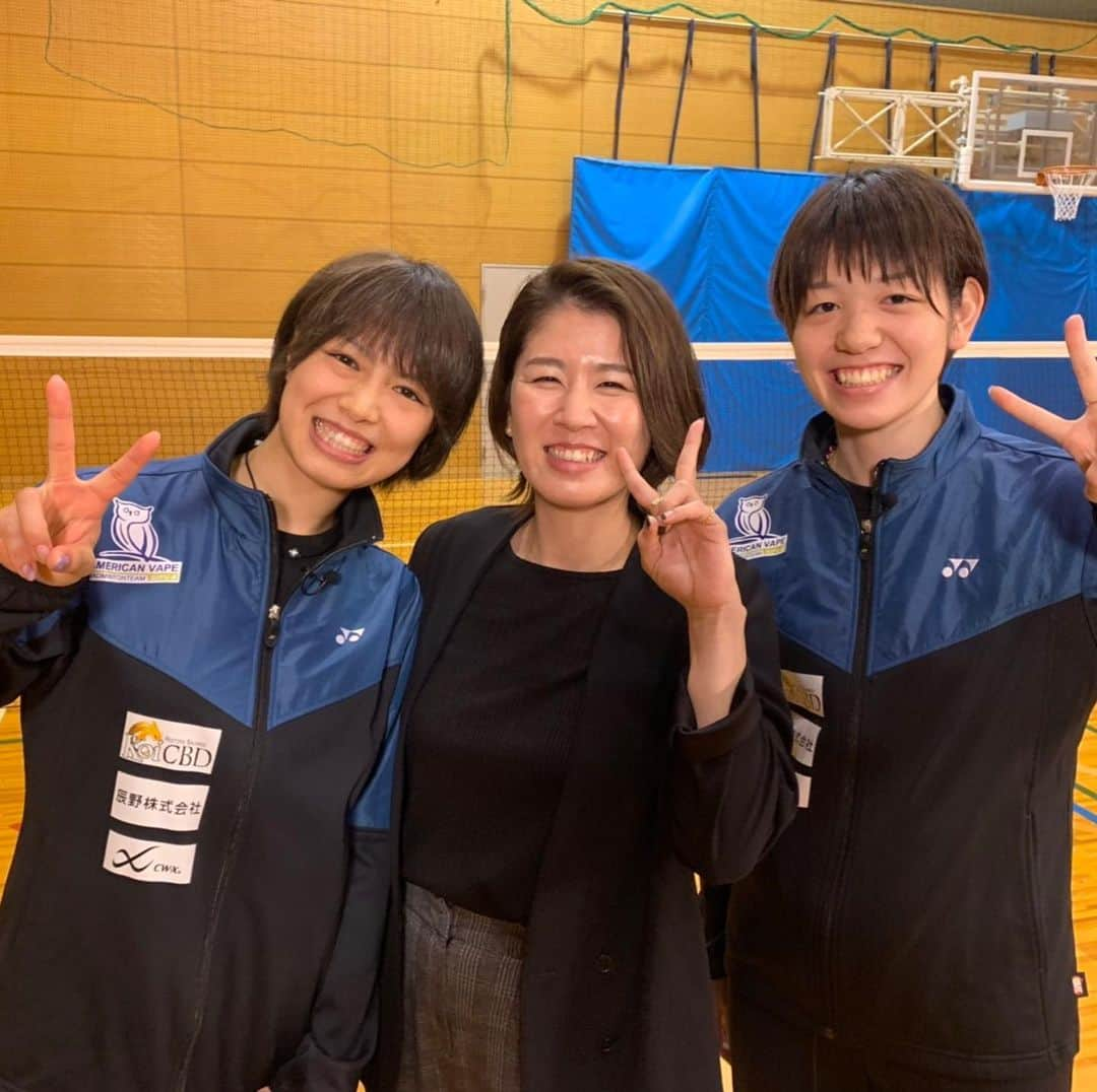 藤井瑞希さんのインスタグラム写真 - (藤井瑞希Instagram)「・ ・ TOKYO応援宣言📣を見ていただきありがとうございました😊 ・ ・ フクヒロペアがちょうど全英オープンに立つ前に取材に行けて、いろんなお話しを聞くことができました。 ・ ・ 本当、コート内とコート外の雰囲気のギャップ💓💓💓 ・ ・ これが2人の魅力🥰 ・ ・ もっともっとそのいい部分が皆様に伝わりますように…✨ ・ ・ #tokyo応援宣言 #テレビ朝日 #フクヒロペア #福島由紀　選手 #廣田彩花　選手 #バドミントン」3月22日 9時54分 - bdmntnfujiimizuki