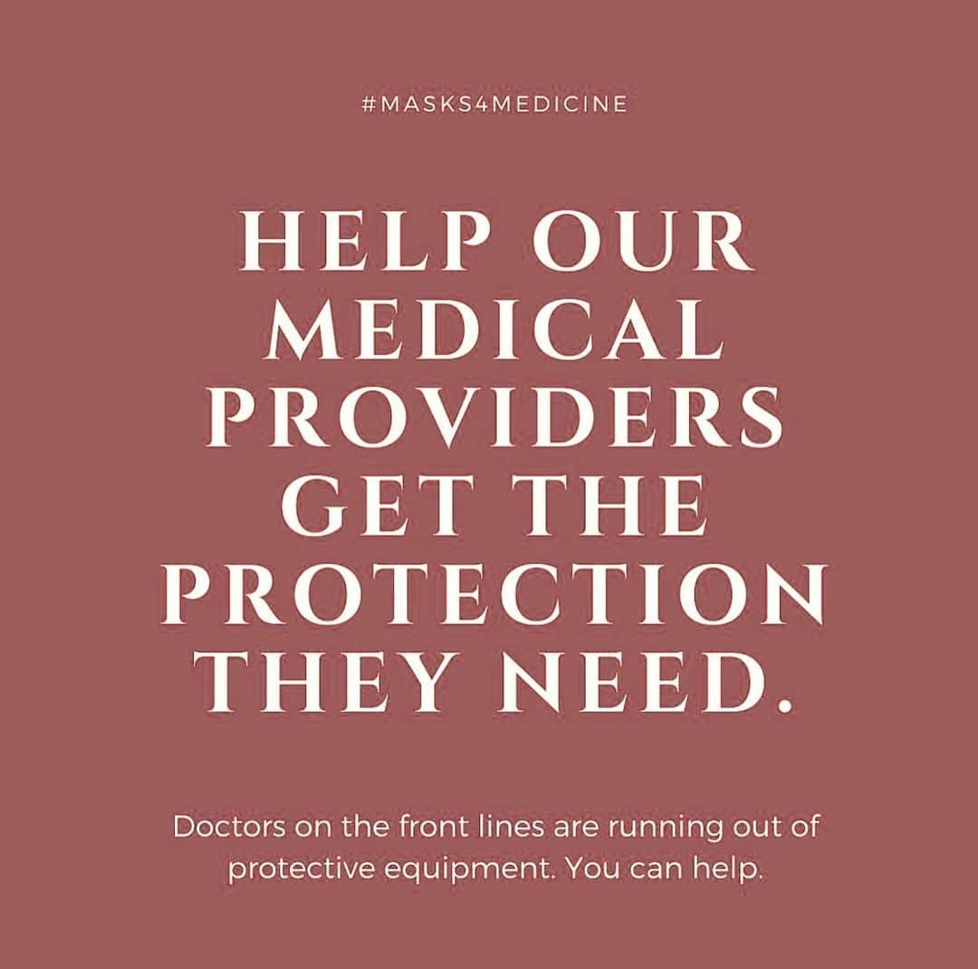 マンディクーンのインスタグラム：「Any sewers out there?  I’m going to start sewing masks, and @masks4medicine has great resources if anyone else is looking to make some- patterns, instructions, how to videos.  NYC hospitals desperately need them, or you can check with your local hospital or nursing homes and see if they need them. They’re running dangerously low (in some cases having to re-use masks for days) and cloth masks are better than no masks.  They’re also great for any immunocompromised or elderly people in your life- ask if they are running low. • (This is a group project and my partner is 4 so send me good vibes if you have any to spare right now...)」