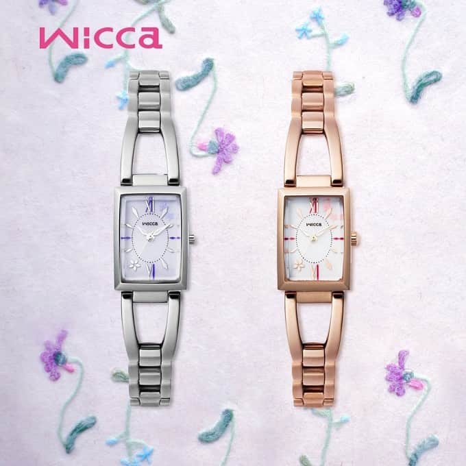 TiCTACさんのインスタグラム写真 - (TiCTACInstagram)「「wicca」¥24,000+tax 女性らしいデザインと高い実用性が人気のウィッカから、上品で可憐な菫(すみれ)の花のモチーフをあしらったTiCTAC別注モデルが登場。電池交換不要なソーラータイプ、プレゼントにもおすすめです。（SS ¥22,000+tax） #wiccawatch #ウィッカ #誕生日プレゼント時計 #記念日プレゼント時計 #tictacwatchshop #watch #チックタック時計店 #時計 #腕時計 #手元 #手元くら部 #手元倶楽部 #手元美人 #おしゃれな人は手元がすてき #大人女子 #大人女子コーデ #腕時計の贈り物#シチズン #citizen #バングルウォッチ #時計チックタック #クリスマスプレゼント時計 #時計クリスマスプレゼント #すみれ　#菫　#花模様」3月22日 11時14分 - tictac_press