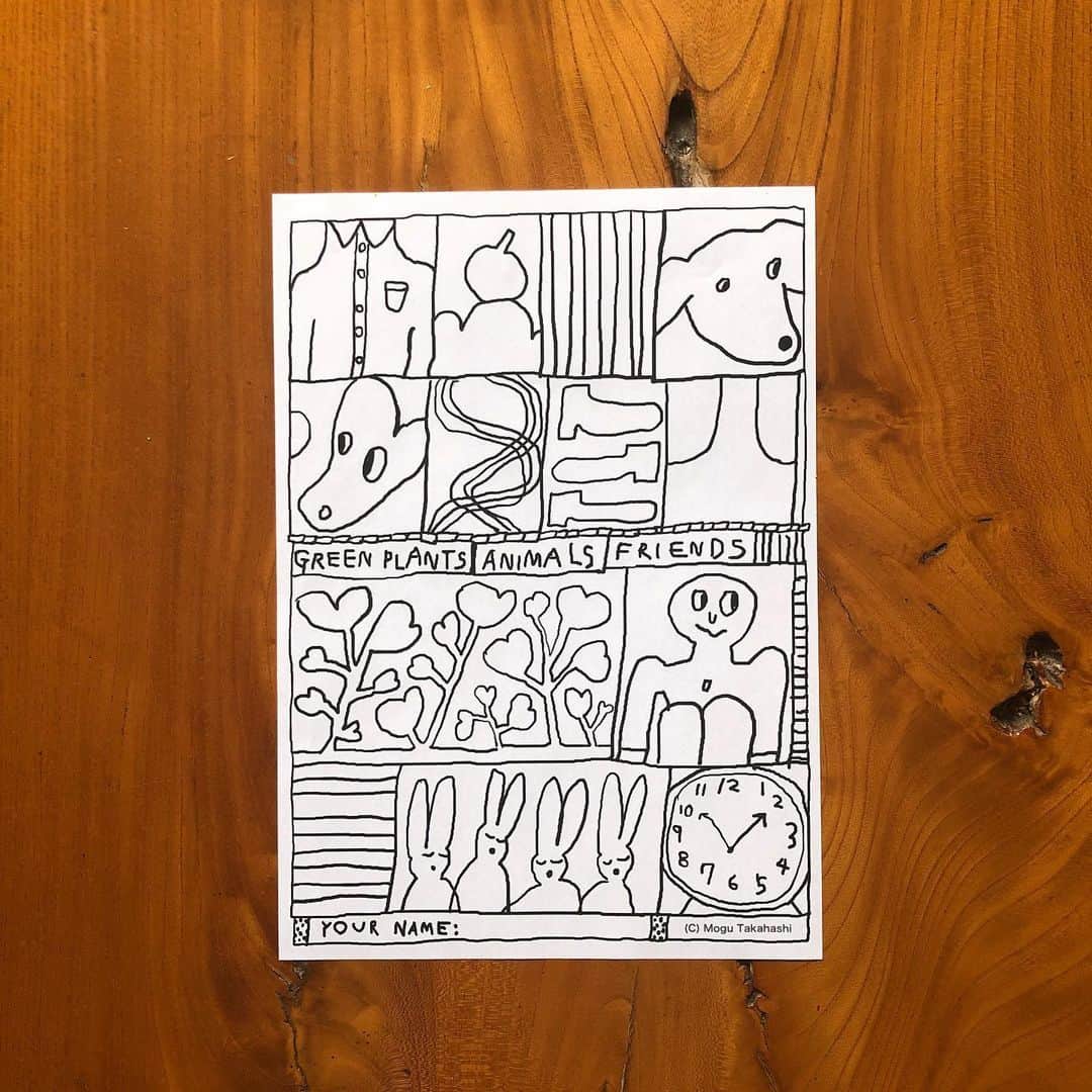 Mogu Takahashiさんのインスタグラム写真 - (Mogu TakahashiInstagram)「Bored at home? 🏠🤨﻿ I made coloring sheets, If you like free-download, print out and enjoy coloring! I am looking forward to seeing what you colored 🌈 Link in my bio!﻿! <Available until 31March. Personal use only! >﻿ -﻿ 退屈のおともになったらうれしくて、ぬり絵を作ってみました。プロフィールのリンクよりダウンロード(無料)をして印刷してください。ダウンロードは3月31日中まで、個人使用でのみご利用いただけます。あそんだ絵、ポストしてくれたらとてもうれしいです〜🤗﻿🌼🌼 ﻿ #mogutakahashi」3月22日 15時24分 - mogutakahashi