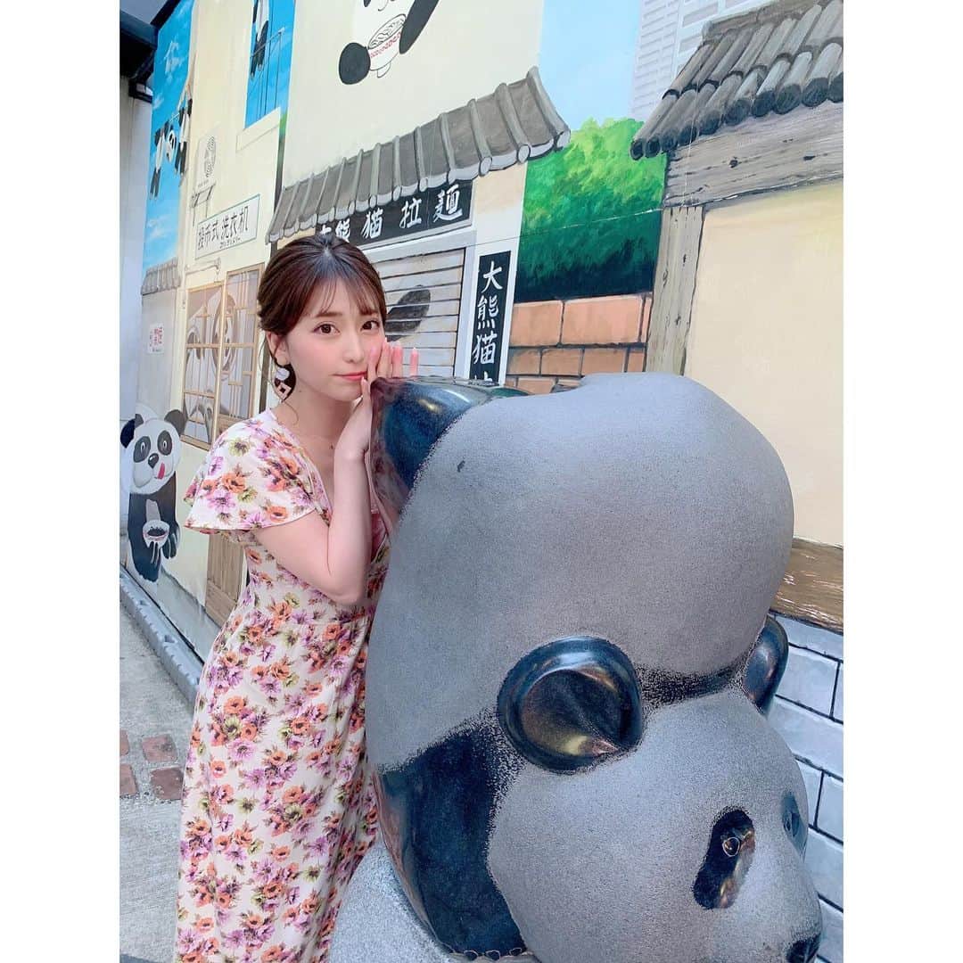 のインスタグラム：「🐼🖤 #横浜 #中華街」
