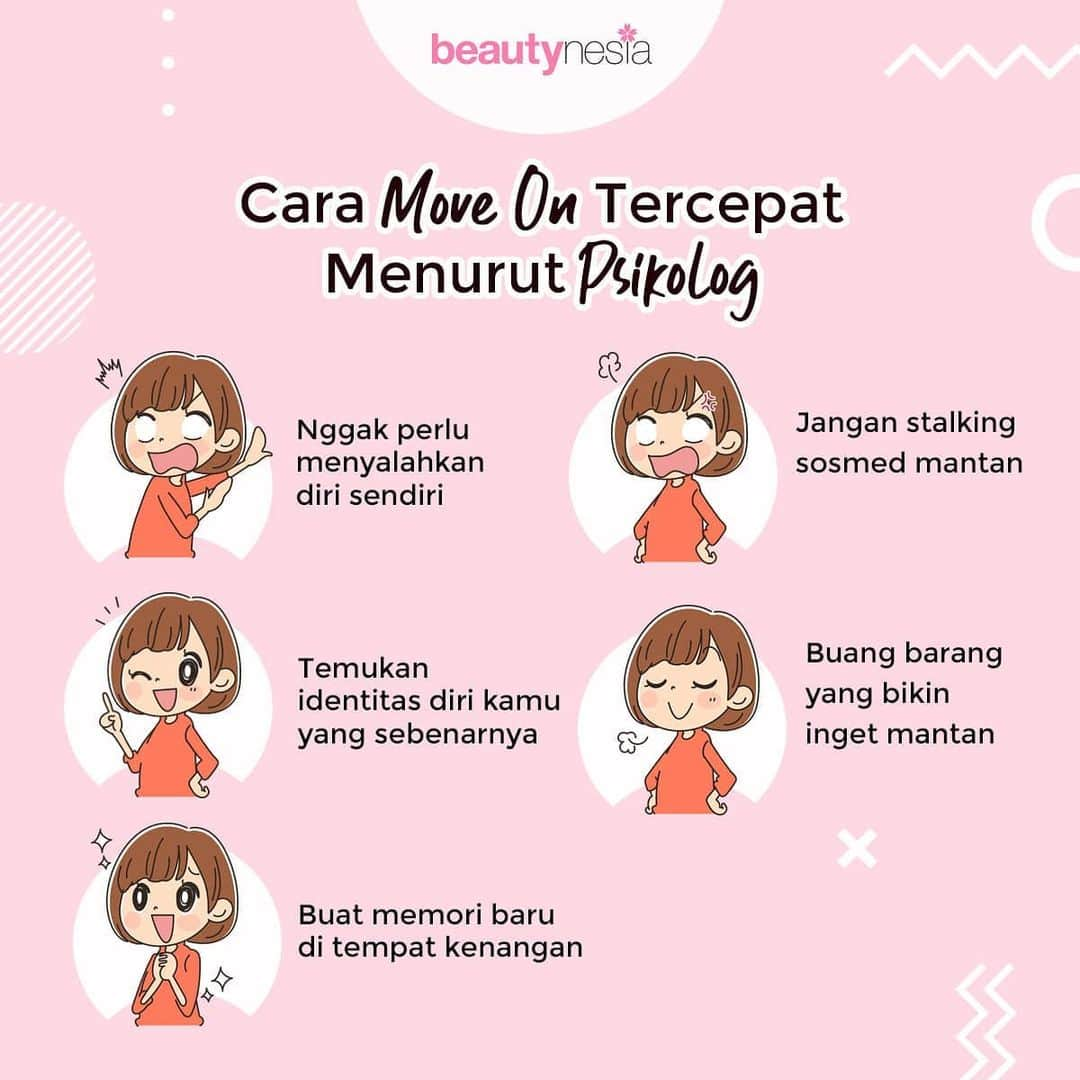 Beauty | Health | Fashionさんのインスタグラム写真 - (Beauty | Health | FashionInstagram)「Move on itu emang nggak gampang kok, apalagi pas habis putus, iya kan? Tapi dari sisi psikologi, ternyata ada tips tentang cara untuk merasa bahagia walaupun lagi patah hati nih. Kalo kamu pernah coba cara di atas nggak, Beautynesian.  Share ke teman kamu yang lagi galau juga yuk! #Beautynesia #BeautynesiaID #MoveOn #Mantan #psikolog #patahhati」3月22日 19時54分 - beautynesia.id