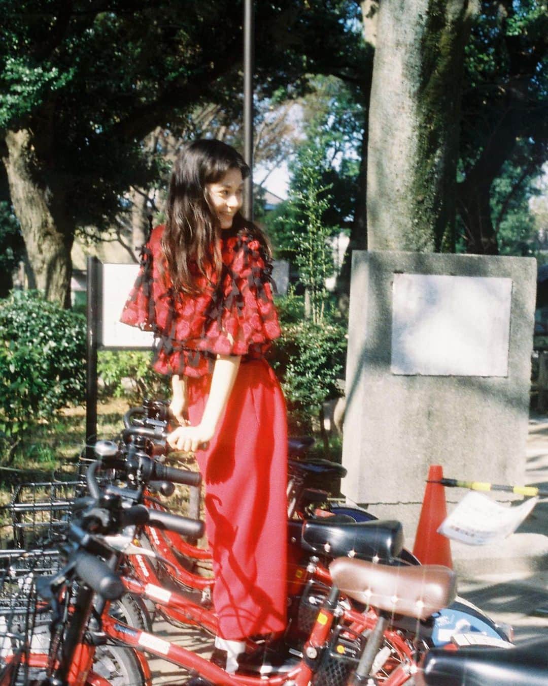 のインスタグラム：「立ち漕ぎ✌️」
