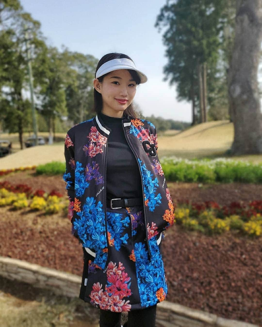 保坂玲奈さんのインスタグラム写真 - (保坂玲奈Instagram)「______#golfwear #⛳ . . 今日の前半コーデは @callejera__official ❤ セットアップが可愛い〜💞 . . 今日行った#成田の森カントリークラブ  広くて平で短めで大好き🥰 . . . #GOLF#ゴルフウェア#ゴルフコーデ#ラウンドコーデ#callejera#ゴルフ女子#ゴルフ初心者#ゴルフ上達したい#ゴルフ」3月22日 21時09分 - __renao_0707