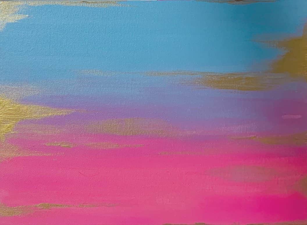 澤田友美さんのインスタグラム写真 - (澤田友美Instagram)「. magic hour  そらのいろ . . . #pink#blue #painting #magichour #love #roppongi #cosmo #cosmoworld」3月22日 21時02分 - tomomi__sawada