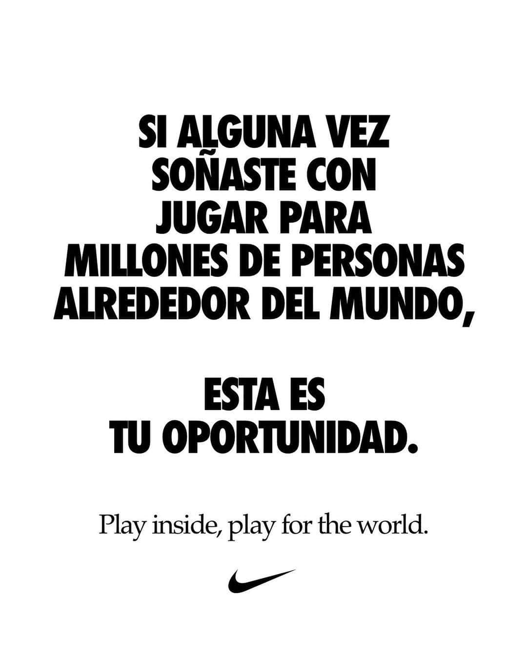 ジェファーソン・レルマのインスタグラム：「Ahora, más que nunca, somos un solo equipo #playinside #playfortheworld @nikefootball」