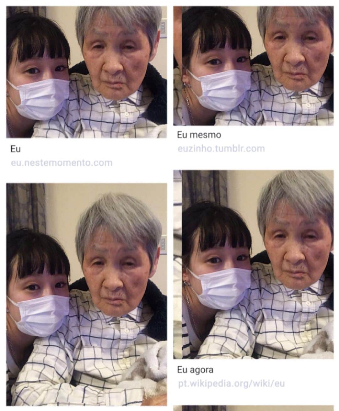 Manitasのインスタグラム：「一生ラブリーです👵🏻❤️💛💙 あえて1枚目は2人とも残念な写真にしておこう(3枚目の動画は癒しだから見てね) #まにのばあちゃんかわいいシリーズ #familyday」