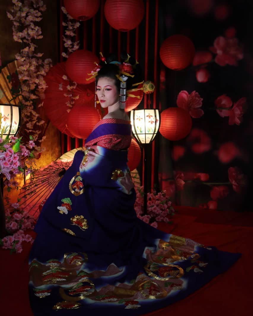 のインスタグラム：「いただいたお写真👘 (photo by @yoyoiyoyoi441 )  #花魁 #花魁体験 #花魁撮影 #花魁写真 #東京 #浅草 #浅草着物 #着物レンタル #コスプレ #メイク #東京子鹿撮影会 #撮影会 #個撮 #cocomotokyo #tokyo #japan #kimono #model #meke #makeup #oiran #me」
