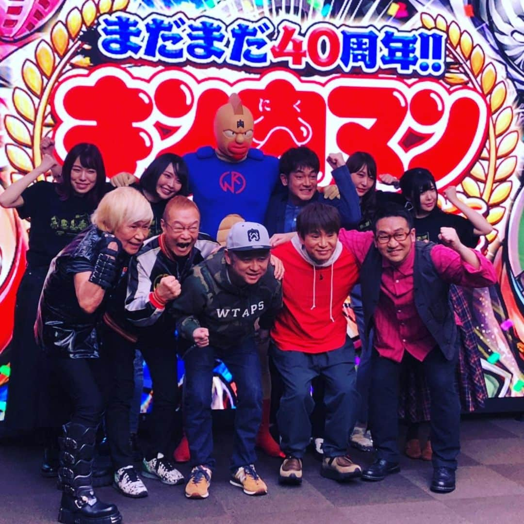 濱口優さんのインスタグラム写真 - (濱口優Instagram)「#マッスル生配信 #ご一緒できて幸せです #ゆでたまご #嶋田先生、 #串田アキラ　さん、 #神谷明　さん #なすなかにし #マッスルガール　さん」3月22日 23時50分 - hamaguchi_masaru