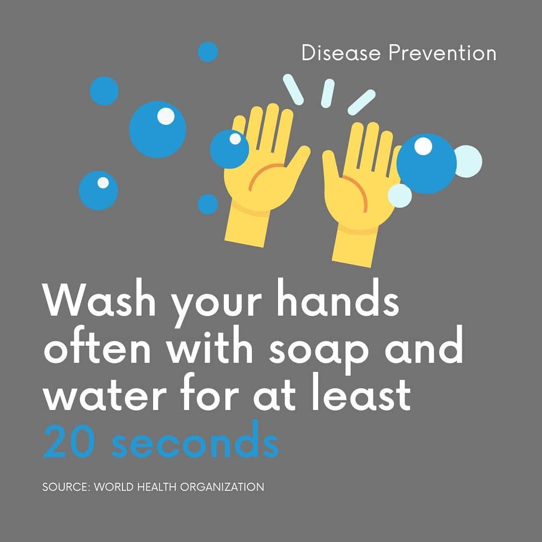 ジプシー05さんのインスタグラム写真 - (ジプシー05Instagram)「DISEASE PREVENTION TIP: Wash your hands often with soap and water for at least 20 seconds! Source: WHO」3月23日 12時03分 - gfl.earth