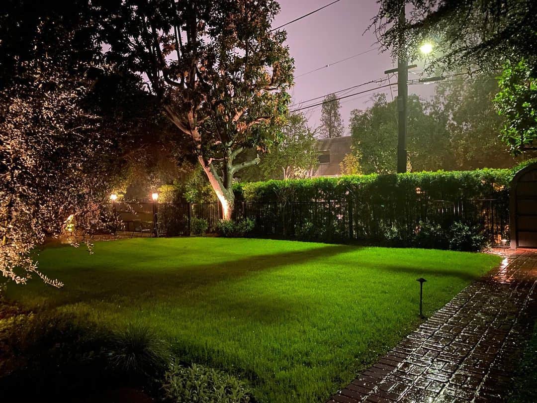 アダム・シャピロのインスタグラム：「On the porch, watching the rain...pretty sure I’ve never done this. Of course I’m also on Instagram, but we’re all just figuring all this out.」