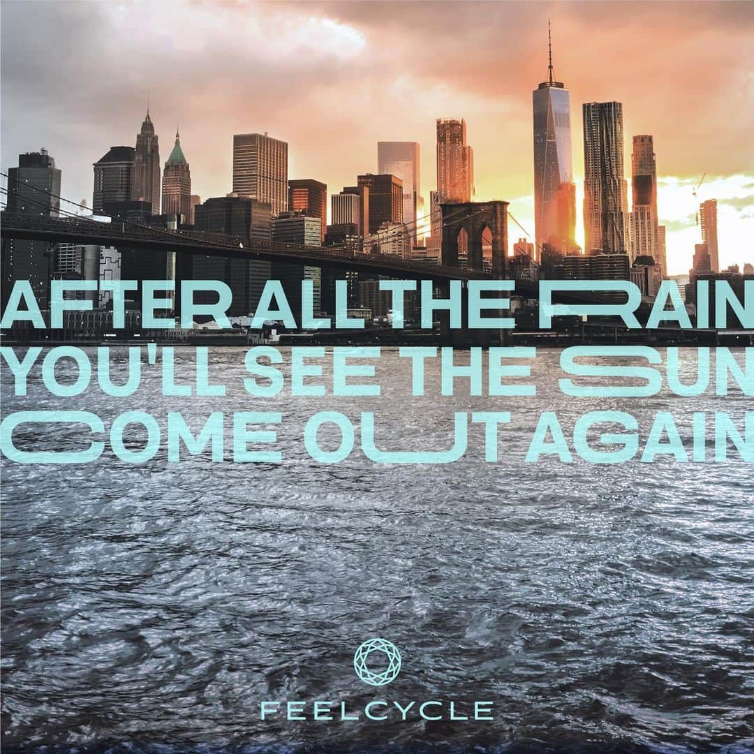 FEELCYCLE (フィールサイクル) さんのインスタグラム写真 - (FEELCYCLE (フィールサイクル) Instagram)「. After all the rain, you'll see the sun come out again. . -雨が止んだら太陽がまた顔を出す。- . #feelcycle #フィールサイクル #feel #cycle #mylife #morebrilliant #itsstyle #notfitness #暗闇フィットネス #バイクエクササイズ #フィットネス #ジム #45分で約800kcal消費 #滝汗 #ダイエット #デトックス #美肌 #美脚 #腹筋 #ストレス解消 #リラックス #集中 #マインドフルネス #音楽とひとつになる #格言 #名言 #人生 #輝く #ポジティブ」3月23日 5時40分 - feelcycle_official