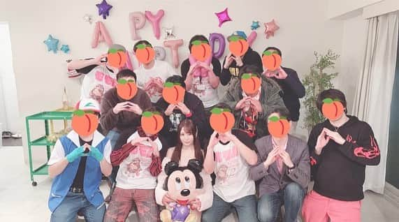 加藤ももかのインスタグラム：「チキリバ誕生日会♡ 大好きすぎるみんなと🎂 最高のお休みになったよ◥█̆̈◤࿉∥ #チキリバ #birthday」