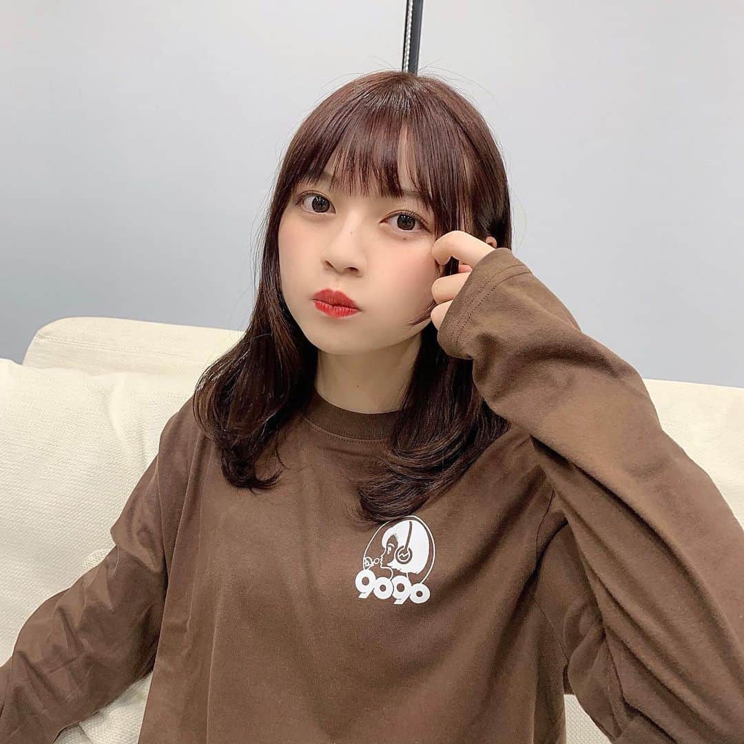 廣川奈々聖のインスタグラム：「きょうの私服です🧸💞背面までかわいいから見てほし ﻿ ﻿ #私服#todayscode#スウェットコーデ ﻿」